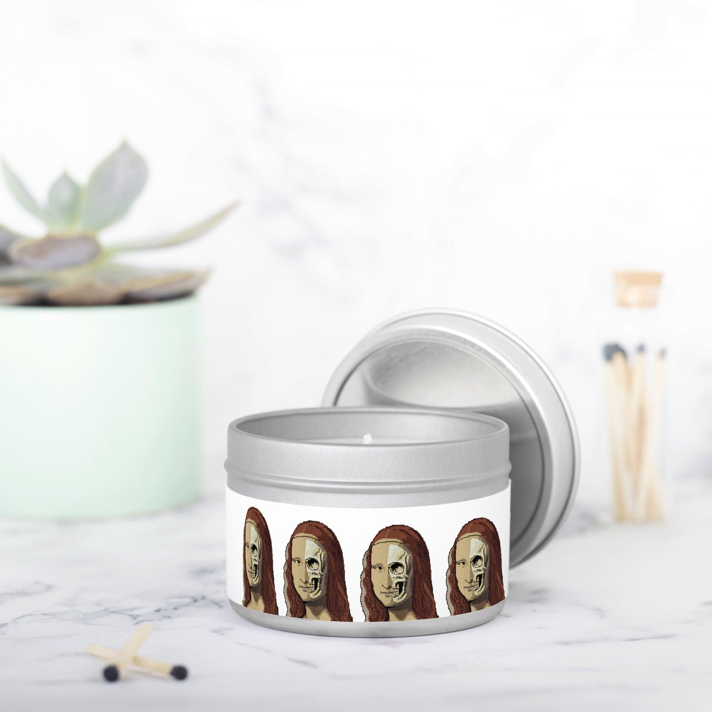 Mona Blink Candle Tin 4oz Candle