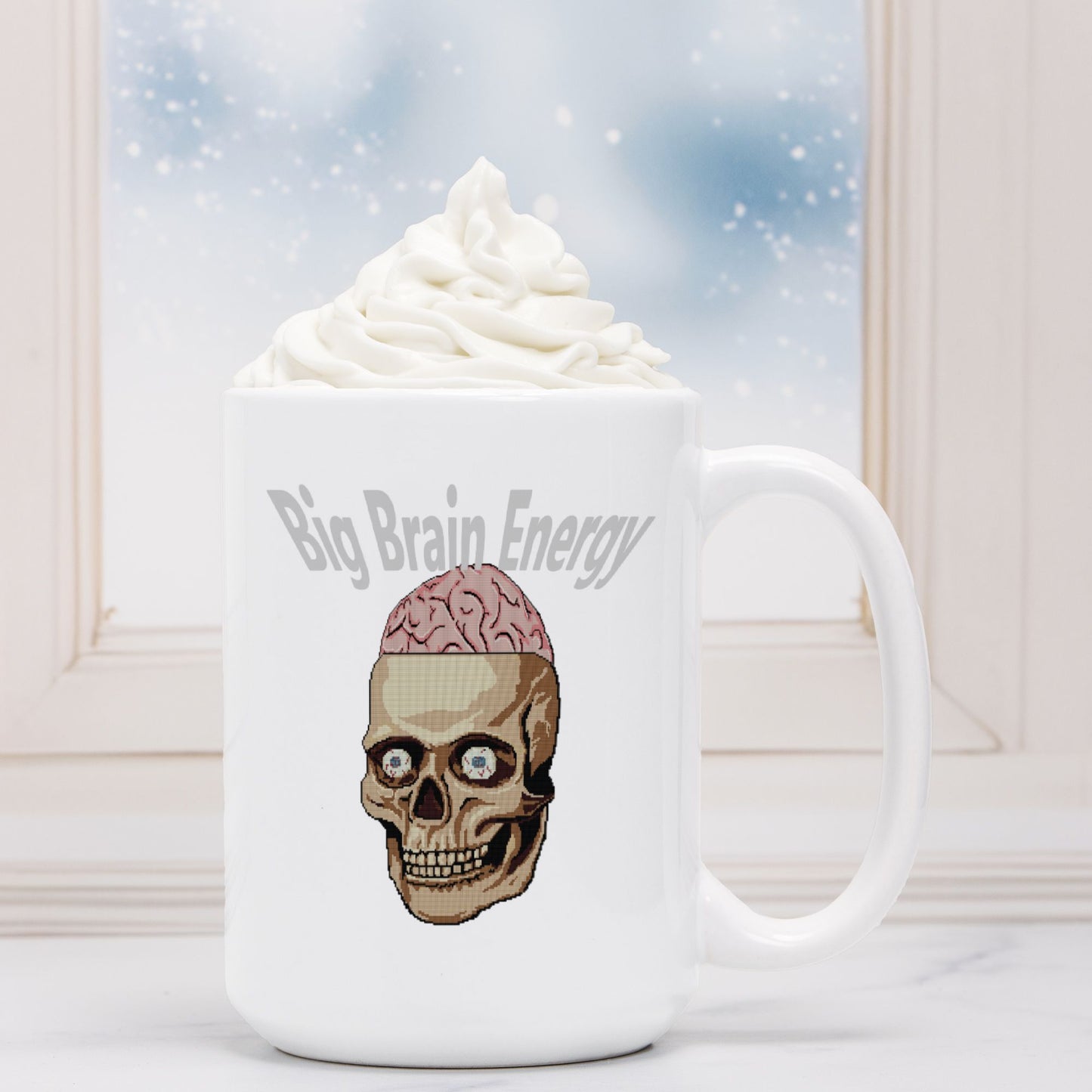 Big Brain Energy Mug 15 oz