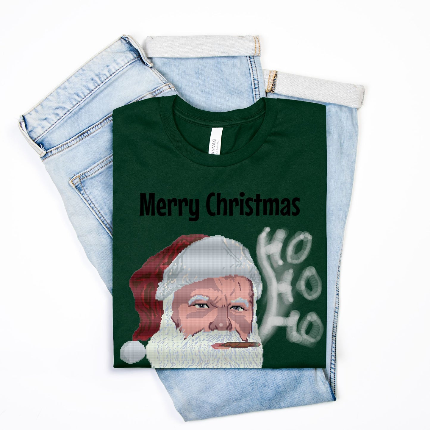 Santa Smoke Graphic Tee